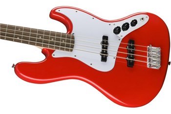 Бас-гитара SQUIER by FENDER AFFINITY JAZZ BASS LRL RACE RED - вид 6 миниатюра