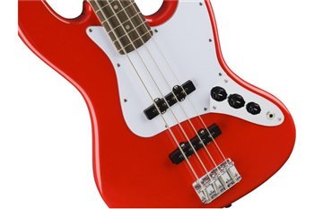 Бас-гитара SQUIER by FENDER AFFINITY JAZZ BASS LRL RACE RED - вид 8 миниатюра