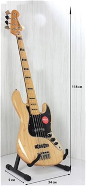 Бас-гитара SQUIER by FENDER CLASSIC VIBE '70s JAZZ BASS V MN NATURAL - вид 1 миниатюра