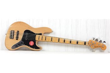 Бас-гитара SQUIER by FENDER CLASSIC VIBE '70s JAZZ BASS V MN NATURAL - вид 5 миниатюра