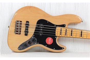 Бас-гитара SQUIER by FENDER CLASSIC VIBE '70s JAZZ BASS V MN NATURAL - вид 9 миниатюра