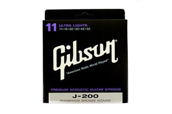 Струны для акустических гитар GIBSON SAG-J200UL PREMIUM PHOS BRONZE 011-052 - вид 1 миниатюра