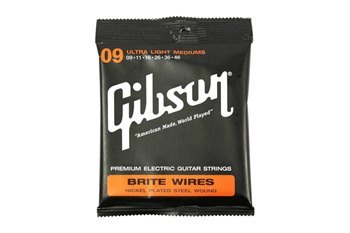 Струны для электрогитар GIBSON SEG-700ULMC BRITE WIRES NPS WOUND ELECT.009-.046 - вид 1 миниатюра