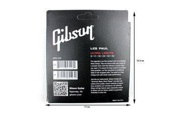 Струны для электрогитар GIBSON SEG-LP9 LES PAUL PURE NICKEL WOUND .009-.042 - вид 1 миниатюра