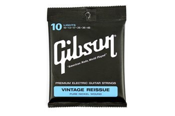 Струны для электрогитар GIBSON SEG-VR10 VINTAGE RE-ISSUE PURE NICKEL WOUND (010-046) - вид 1 миниатюра