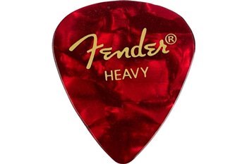 Медиатор FENDER 351 SHAPE PREMIUM PICKS RED MOTO HEAVY - вид 1 миниатюра