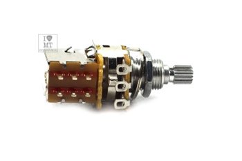 Потенціометр пуш-пул FENDER POTENTIOMETER PUSH-PULL 250K SPLIT - вид 7 мініатюра