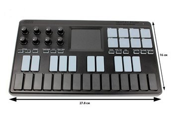 MIDI контроллер KORG NANOKEY-ST STUDIO - вид 2 миниатюра