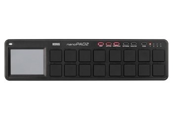 MIDI контроллер KORG NANOPAD 2 BK - вид 1 миниатюра
