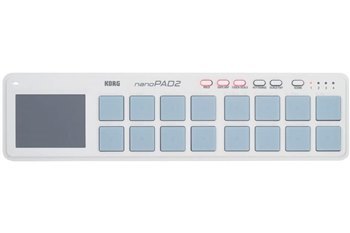 MIDI контроллер KORG NANOPAD 2 WH - вид 1 миниатюра