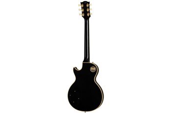 Электрогитара GIBSON '57 LES PAUL CUSTOM 3 PICKUP EBONY VOS GH - вид 1 миниатюра