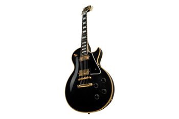 Электрогитара GIBSON '57 LES PAUL CUSTOM 3 PICKUP EBONY VOS GH - вид 3 миниатюра