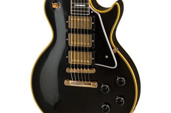 Электрогитара GIBSON '57 LES PAUL CUSTOM 3 PICKUP EBONY VOS GH - вид 9 миниатюра