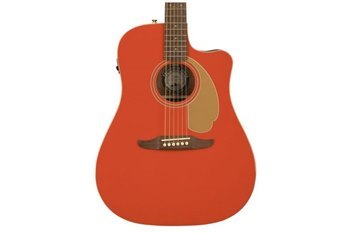 Электроакустическая гитара FENDER REDONDO PLAYER WN FIESTA RED - вид 4 миниатюра