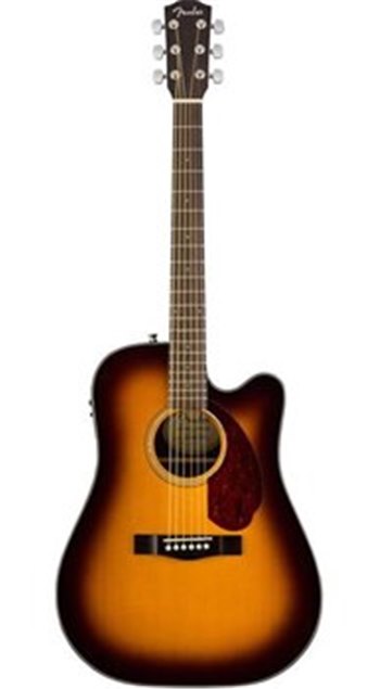 Электроакустическая гитара FENDER CD-140SCE SUNBURST WN - вид 1 миниатюра