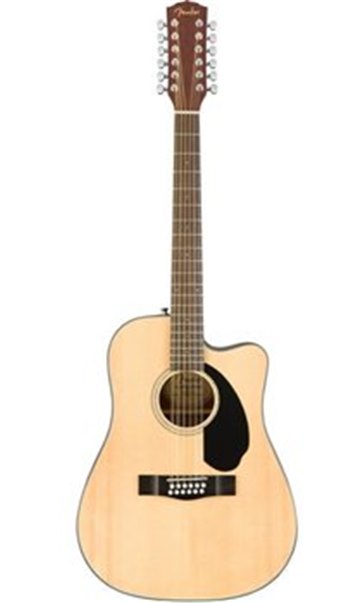 Электроакустическая гитара FENDER CD-60SCE-12 NATURAL - вид 1 миниатюра