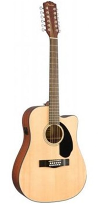 Электроакустическая гитара FENDER CD-60SCE-12 NATURAL - вид 4 миниатюра