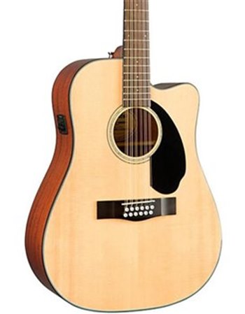Электроакустическая гитара FENDER CD-60SCE-12 NATURAL - вид 6 миниатюра