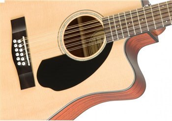 Электроакустическая гитара FENDER CD-60SCE-12 NATURAL - вид 10 миниатюра