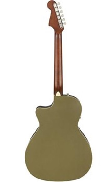 Электроакустическая гитара FENDER NEWPORTER PLAYER ICE OLIVE SATIN - вид 2 миниатюра