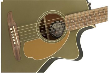 Электроакустическая гитара FENDER NEWPORTER PLAYER ICE OLIVE SATIN - вид 8 миниатюра