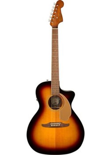 Электроакустическая гитара FENDER NEWPORTER PLAYER WN SUNBURST - вид 1 миниатюра