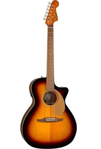 Электроакустическая гитара FENDER NEWPORTER PLAYER WN SUNBURST - вид 4 миниатюра