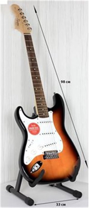 SQUIER by FENDER AFFINITY SERIES STRATOCASTER LH LR BROWN SUNBURST Электрогитара - вид 1 миниатюра