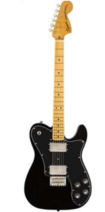 SQUIER by FENDER CLASSIC VIBE '70s TELECASTER DELUXE MN BLACK Электрогитара - вид 1 миниатюра