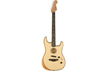 Гибридная полуакустическая электрогитара FENDER AMERICAN ACOUSTASONIC STRATOCASTER NATURAL - вид 1 миниатюра