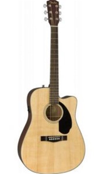 Электроакустическая гитара FENDER CD-60SCE WN NATURAL - вид 1 миниатюра
