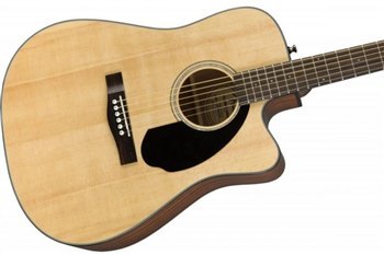 Электроакустическая гитара FENDER CD-60SCE WN NATURAL - вид 5 миниатюра