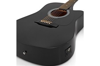 Электроакустическая гитара SQUIER by FENDER SA-105CE BLACK - вид 5 миниатюра