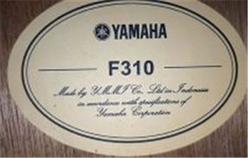 Акустическая гитара YAMAHA F310 БУ - вид 3 миниатюра