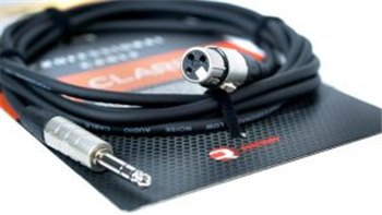 Микрофонный кабель Clarity JACK-XLR(F)/3m - вид 1 миниатюра