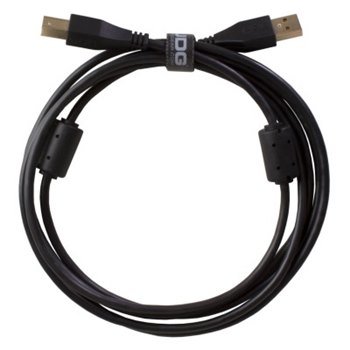 Готовый кабель UDG Ultimate Audio Cable USB 2.0 A-B Black Straight 1m