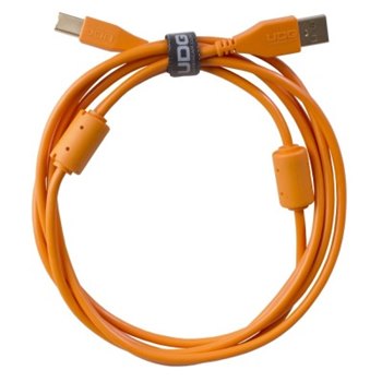 Готовый кабель UDG Ultimate Audio Cable USB 2.0 AB Orange Straight 1m