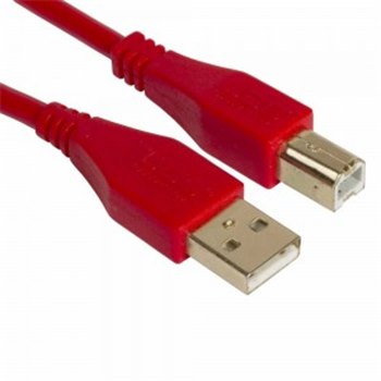 Готовий кабель UDG Ultimate Audio Cable USB 2.0 A-B Red Straight 1m - вид 1 мініатюра