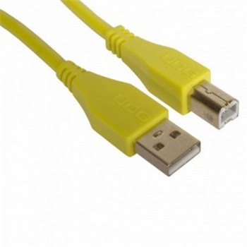 Готовий кабель UDG Ultimate Audio Cable USB 2.0 AB Yellow Straight 1m - вид 1 мініатюра