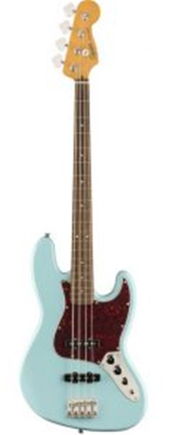 Бас-гитара SQUIER by FENDER CLASSIC VIBE '60s JAZZ BASS LR DAPHNE BLUE - вид 1 миниатюра