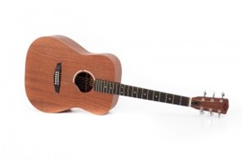 Акустическая гитара SunCity D/as (Dreadnought, all sapele) - вид 3 миниатюра