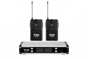Радіосистема DV audio BGX-224 Dual з петличними мікрофонами - вид 1 мініатюра