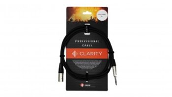 Готовый микрофонный кабель Clarity JACK-XLR(M) PRO/2m