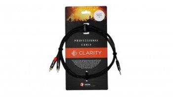 Готовый аудиокабель Clarity miniJACK-2xRCA-B/2m - вид 1 миниатюра