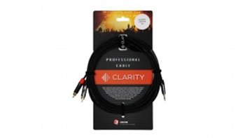 Готовый аудиокабель Clarity miniJACK-2xRCA-B/5m - вид 1 миниатюра