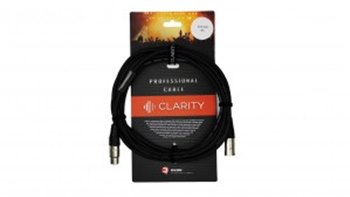 Готовый микрофонный кабель Clarity XLR-XLR PRO/5m - вид 1 миниатюра