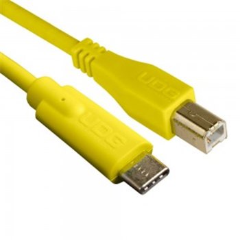 Готовый кабель UDG Ultimate Audio Cable USB 2.0 C-B Yellow Straight 1 - вид 5 миниатюра