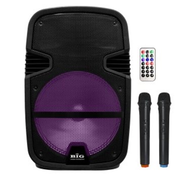 Мобильные Автономные Караоке BIG BIG300TORNADO USB/MP3/FM/BT/TWS + 2pcs VHF mic - вид 1 миниатюра