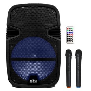 Мобильные Автономные Караоке BIG BIG350STORM USB/MP3/FM/BT/TWS + 2pcs VHF mic - вид 1 миниатюра