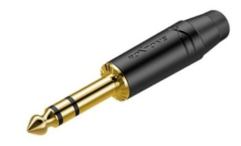 Разъем Roxtone RJ3PP-BK-BG Jack 6.3mm (stereo) - вид 1 миниатюра